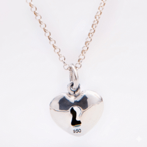 Heart Keyhole Necklace