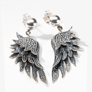 angelwingsearringsilver