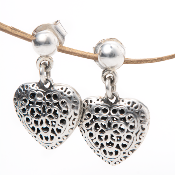 Filigree heart Earrings