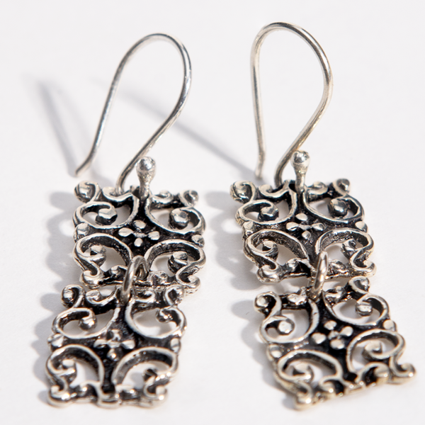 Filigree Drop Earrings