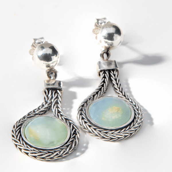 Moonlitspiralearrings