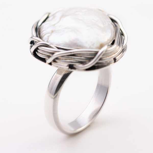 mother-of-pearl ring