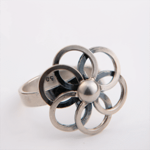 Handcrafted Sterling Silver Flower Ring