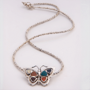 Butterfly Silver Necklace