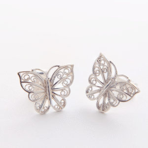 Butterfly Filigree Stud Earrings